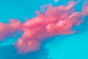 pink clouds